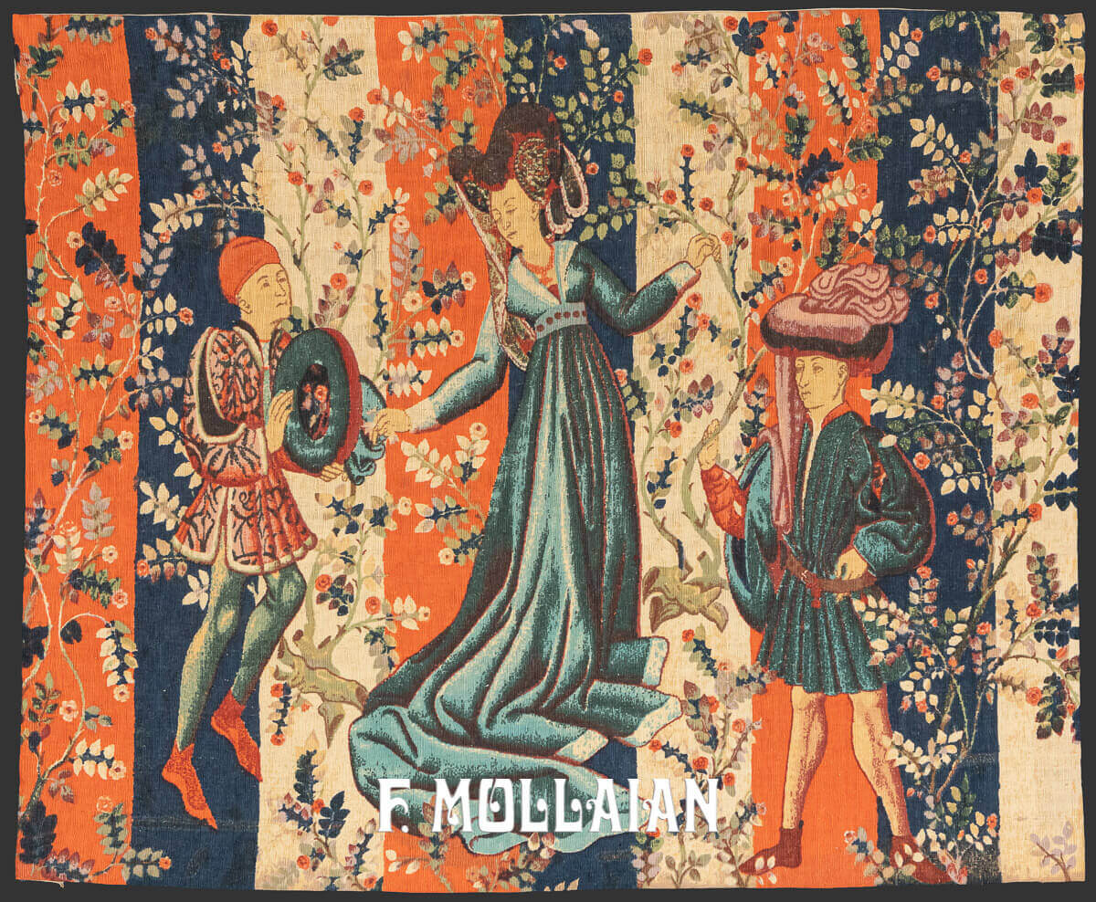 Textile Vintage Multicolore Figuratif n°:830911